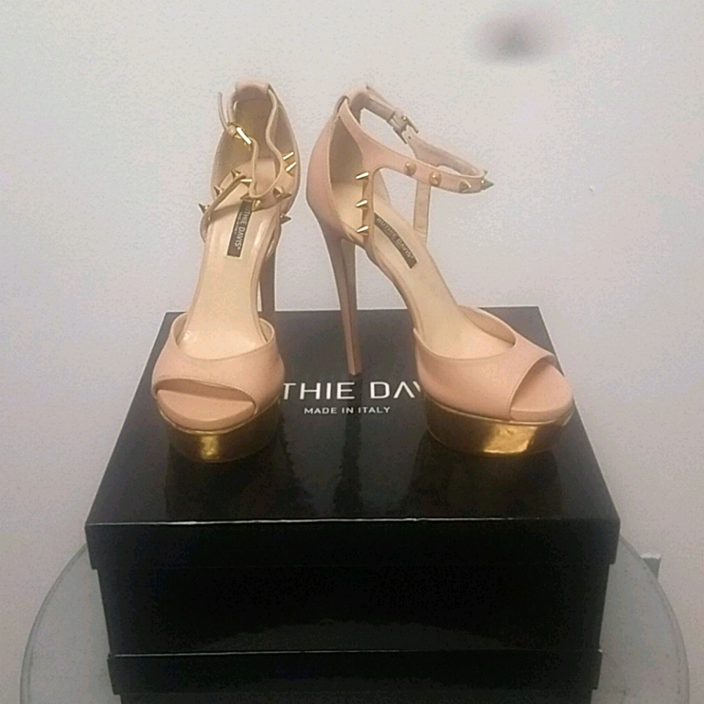 Ruthie Davis Nude Stilettos